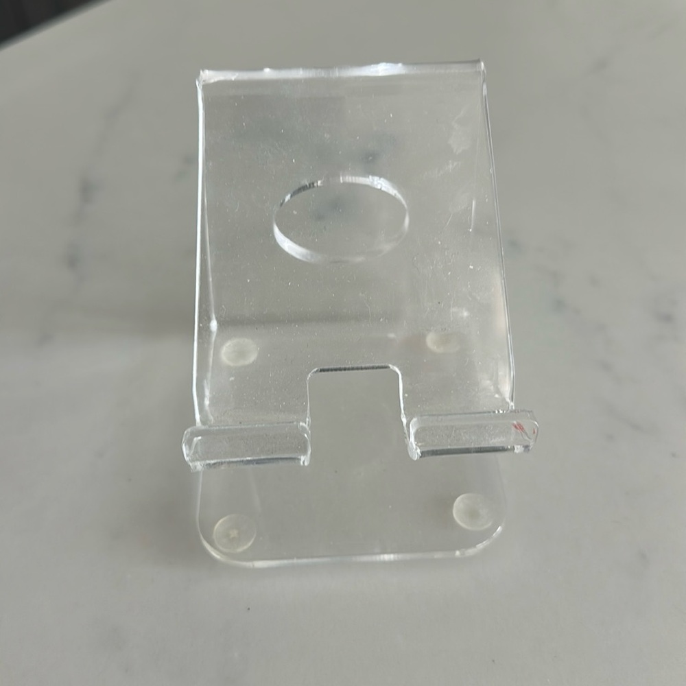 Acrylic phone holder
